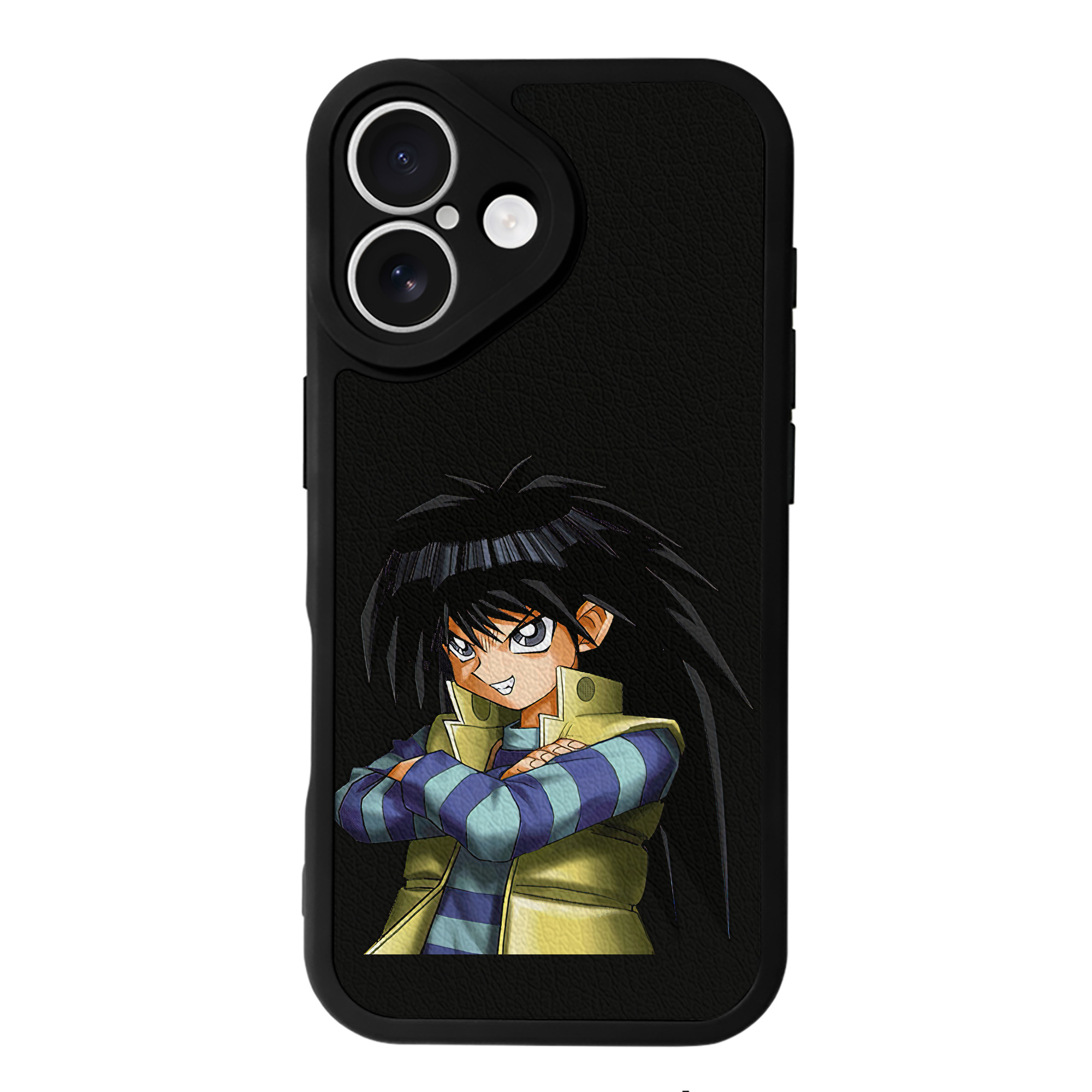 遊☆戯☆王 Yu-Gi-Oh! 【iPhone 16シリーズ対応】シリコンスマホケース（レザー調） 材質：シリコン